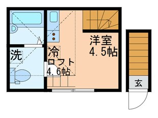 コンフォールブラン南蒲田の物件間取画像